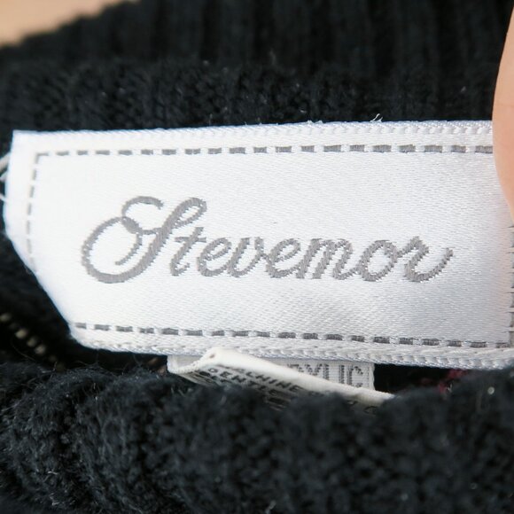 Vintage 80s Geometric Aztec Turtleneck Sweater - Picture 6 of 6